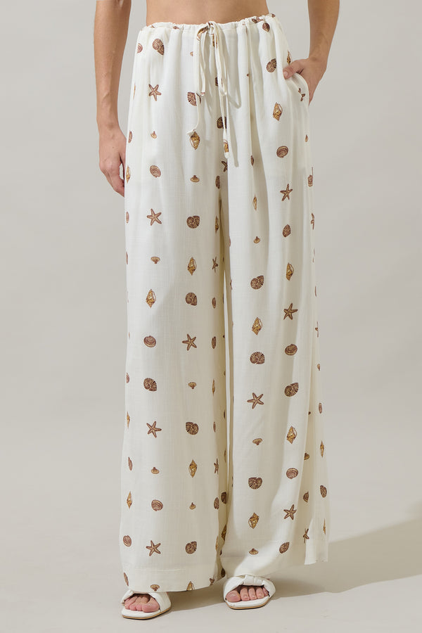sugarlips Cerise Shells Jacey Wide Leg Pants