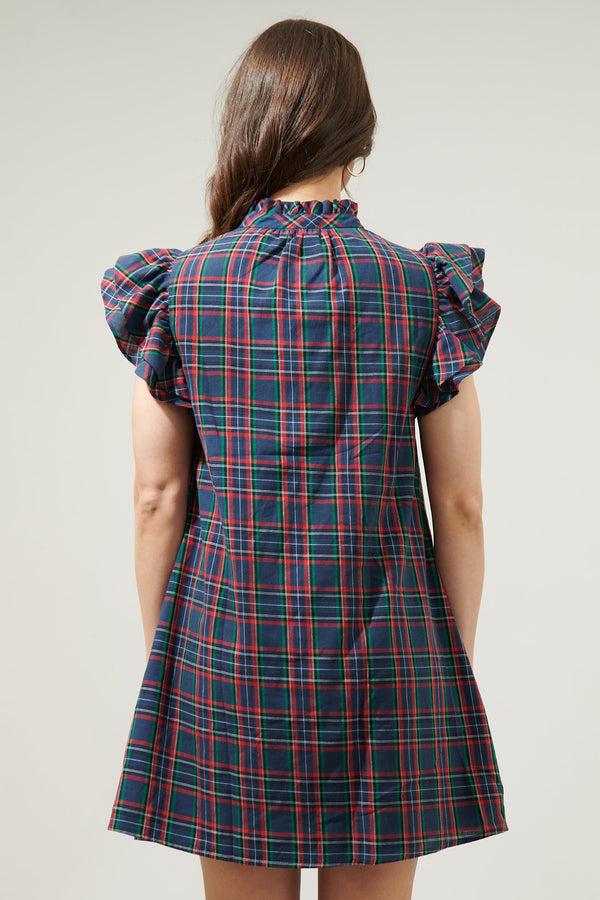 Sugarlips Chapman Plaid Shift Dress