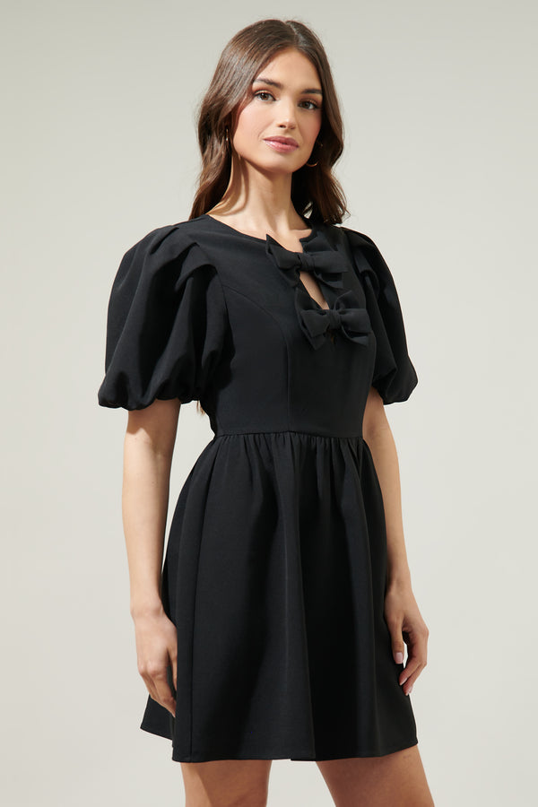 Sugarlips Chelsea Bow Tie Mini Dress