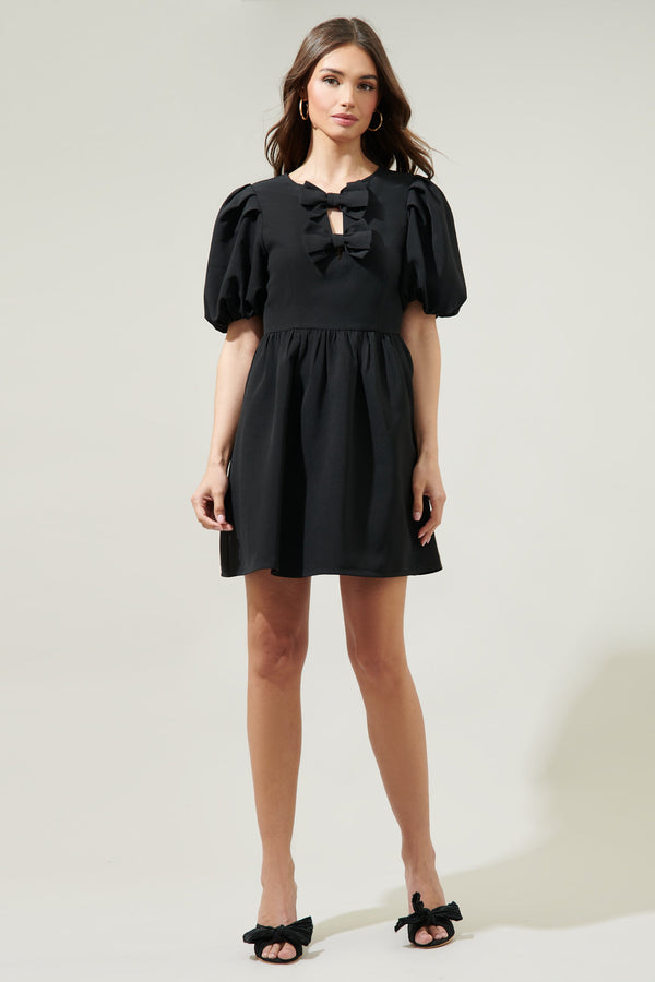 Sugarlips Chelsea Bow Tie Mini Dress