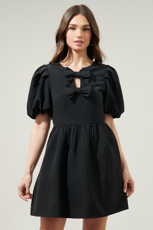 sugarlips Chelsea Bow Tie Mini Dress