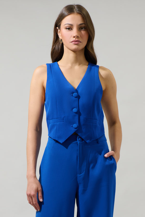 sugarlips Chelsea Button Up Vest