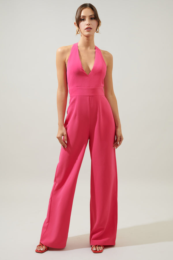 sugarlips Chelsea Halter Jumpsuit