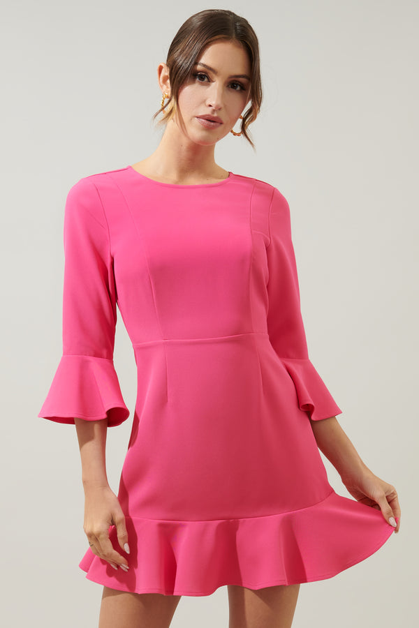 sugarlips Chelsea Ruffle Mini Dress