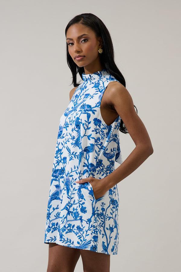 Sugarlips Ciela Floral Benson Trapeze Mini Dress