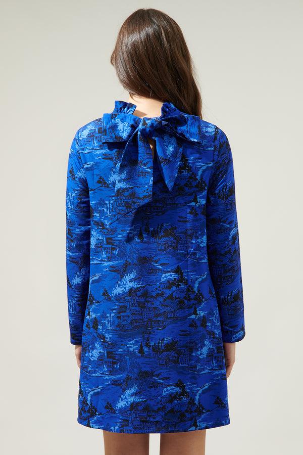 Sugarlips City Swiss Long Sleeve Mini Dress