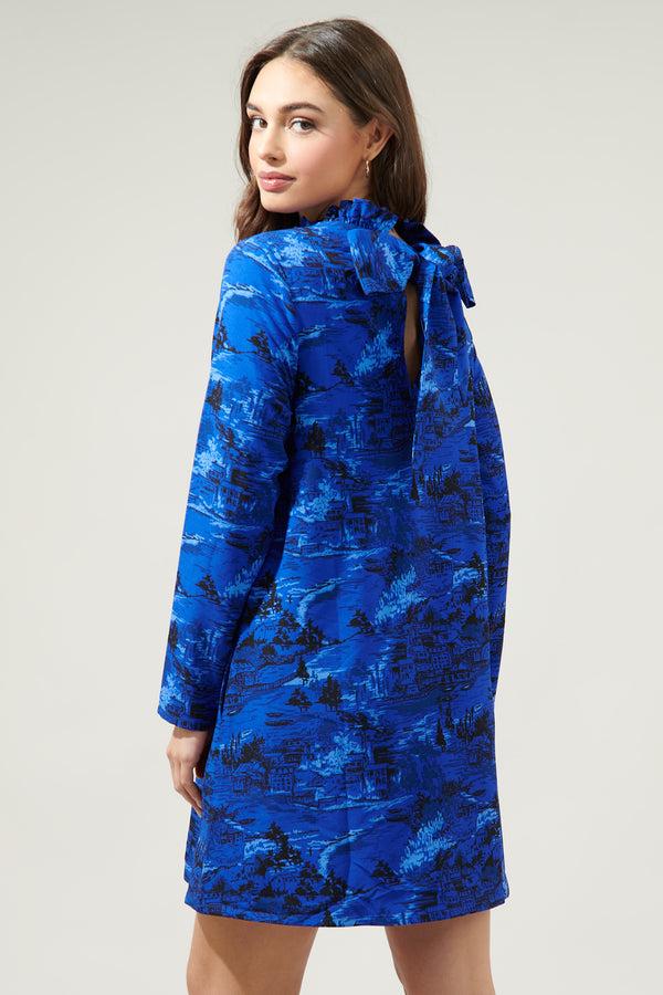 Sugarlips City Swiss Long Sleeve Mini Dress