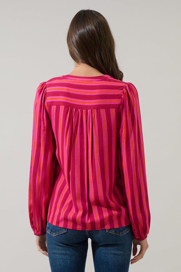 Sugarlips Clarisa Stripes Mavina Top