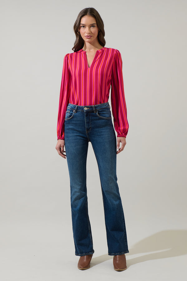 Sugarlips Clarisa Stripes Mavina Top
