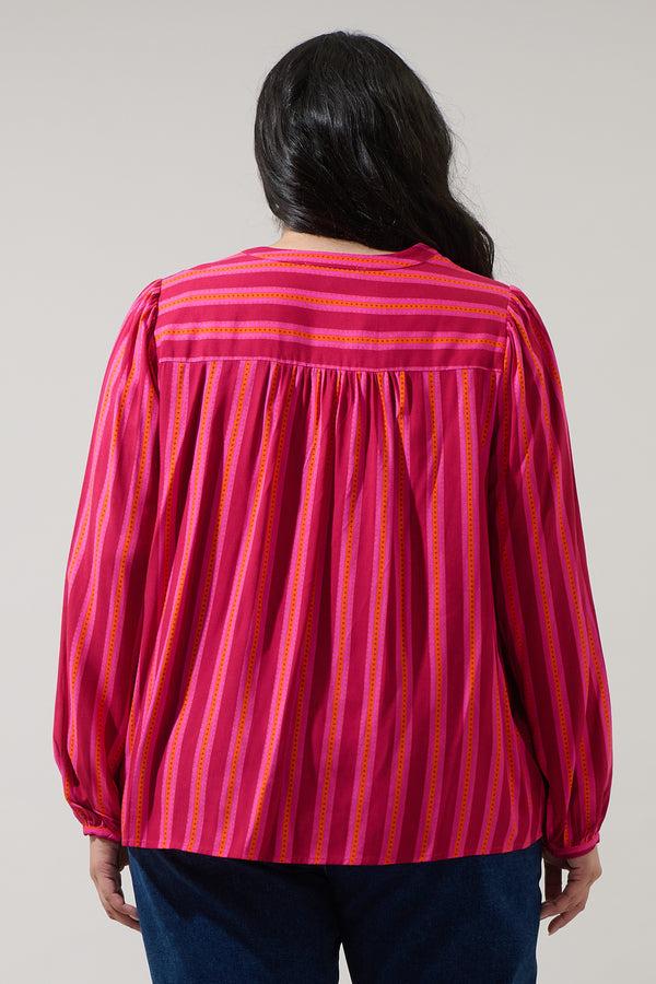 Sugarlips Clarisa Stripes Mavina Top Curve