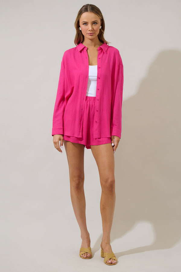 Sugarlips Clermont Sugarbag Linen Shorts