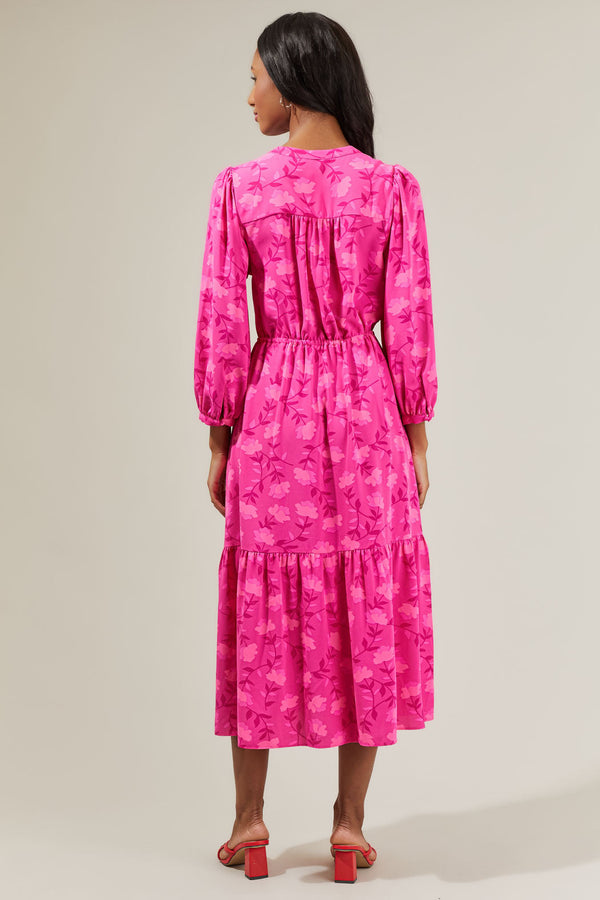 Sugarlips Clever Floral Midi Dress