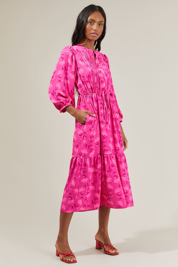 Sugarlips Clever Floral Midi Dress