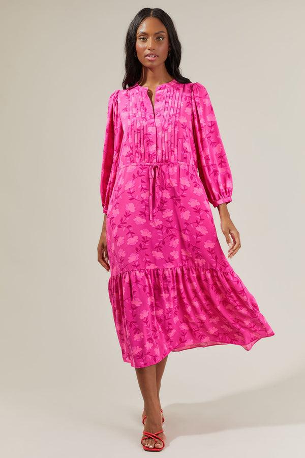 Sugarlips Clever Floral Midi Dress