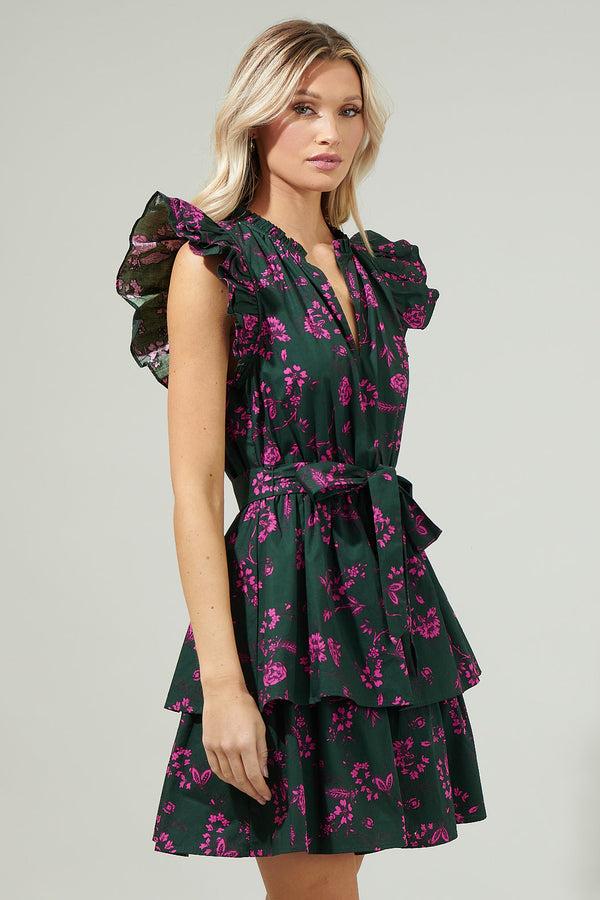 Sugarlips Close To You Marisol Tiered Mini Dress