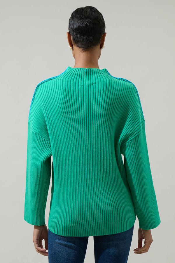 Sugarlips Cole Whipstitch Turtle Neck Sweater