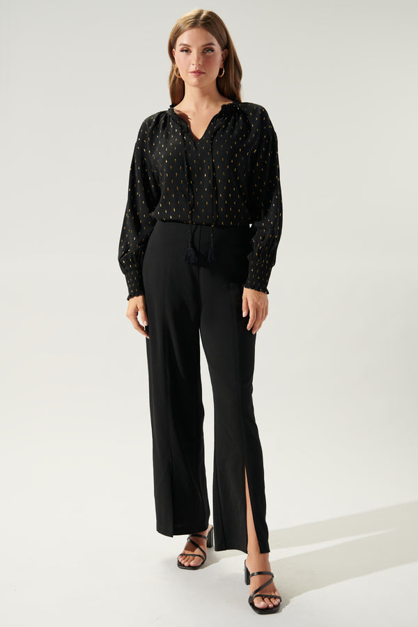 Sugarlips Cool It Split Leg Flared Pants