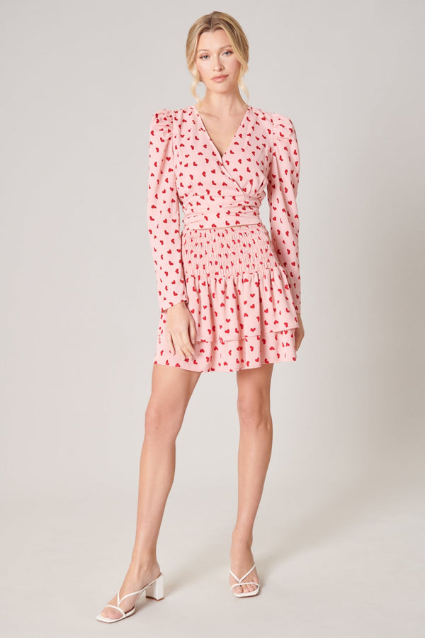sugarlips Corazon Surplice Cropped Top