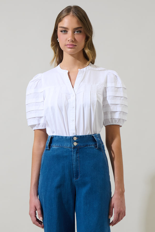 sugarlips Court Button Down Top