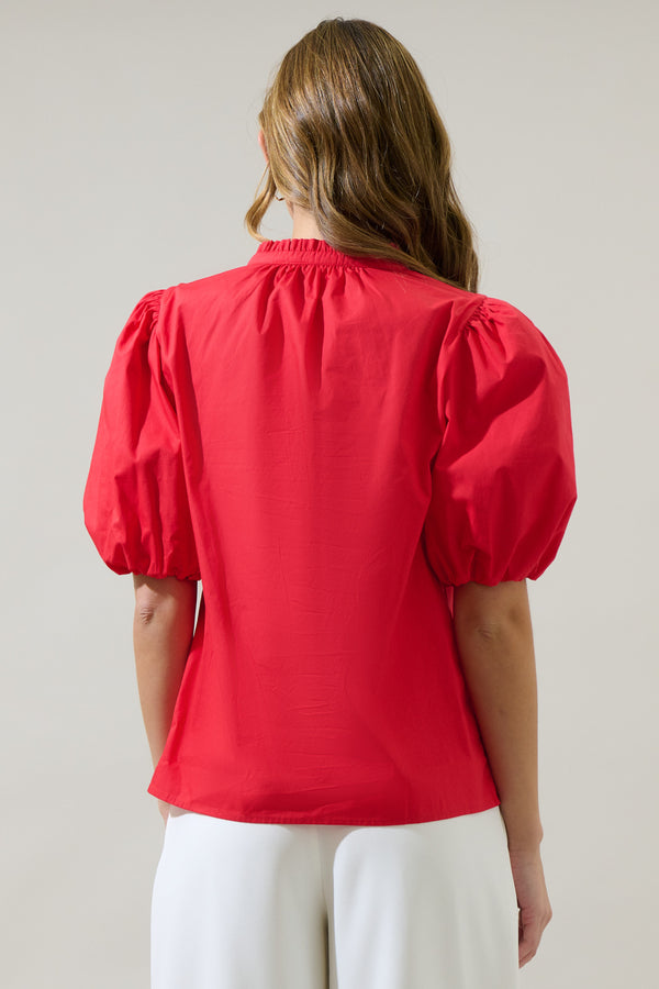 Sugarlips Damar Gretna Ruffle Top