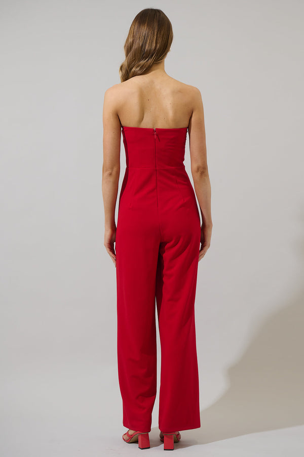 Sugarlips Dannia Strapless Jumpsuit
