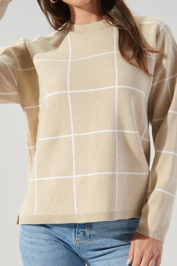Sugarlips Dansby Window Pane Sweater
