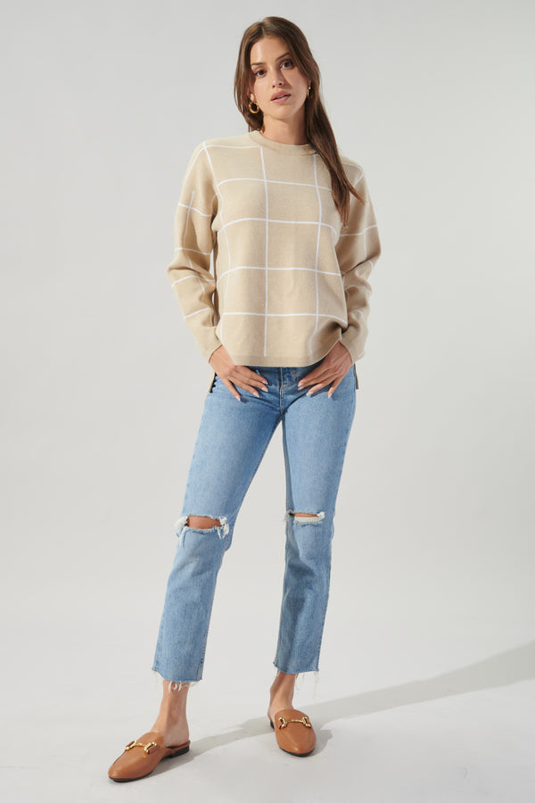 Sugarlips Dansby Window Pane Sweater