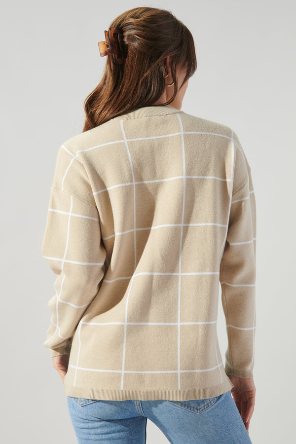 Sugarlips Dansby Window Pane Sweater