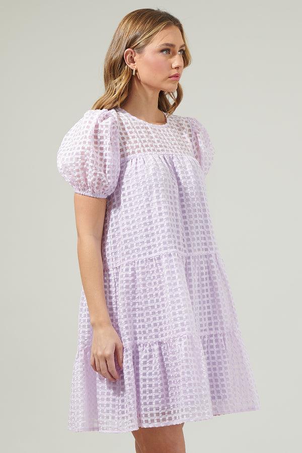 Sugarlips Darling Nest Organza Tiered Mini Dress