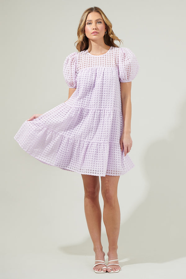 Sugarlips Darling Nest Organza Tiered Mini Dress