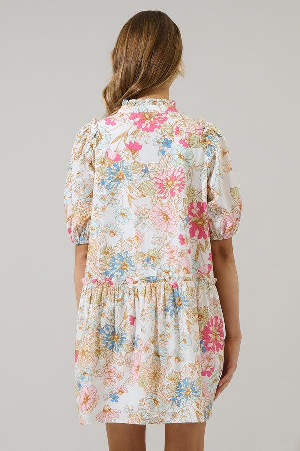 Sugarlips Day Lily Fleda Shift Mini Dress