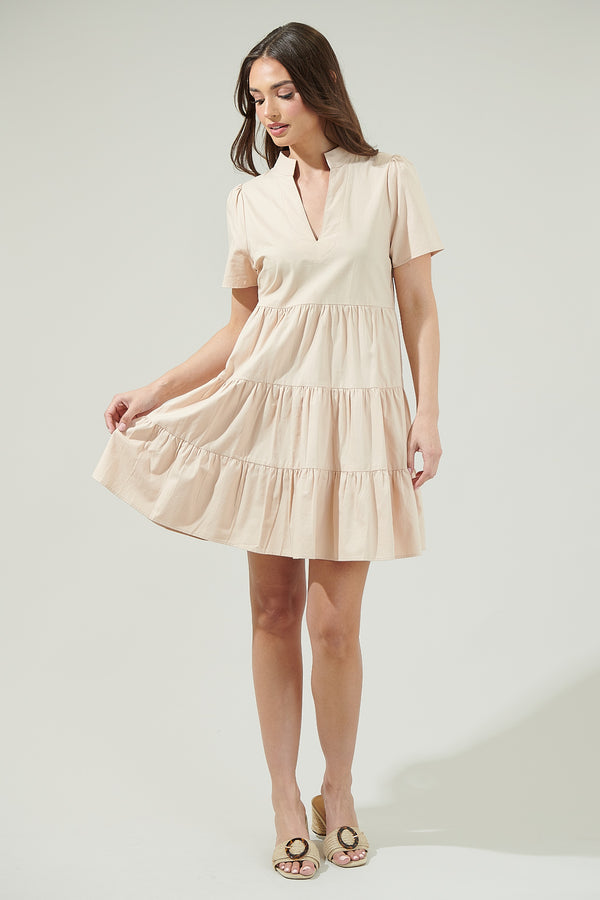 Sugarlips Daytona Bay Tiered Mini Dress