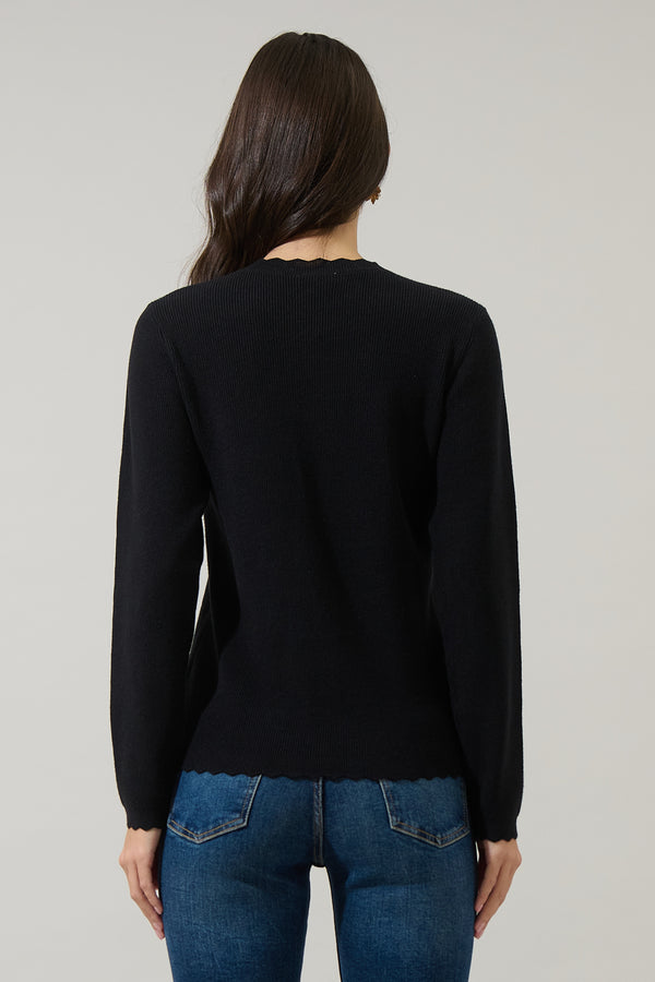 Sugarlips Debby Scallop Sweater