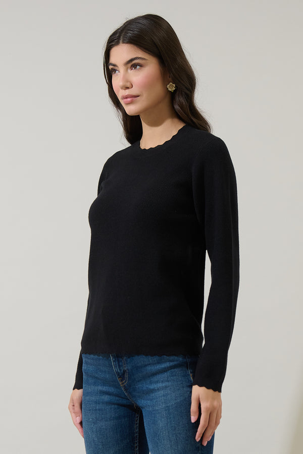 Sugarlips Debby Scallop Sweater