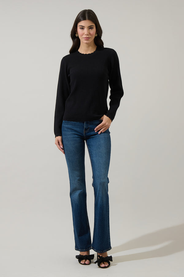 Sugarlips Debby Scallop Sweater