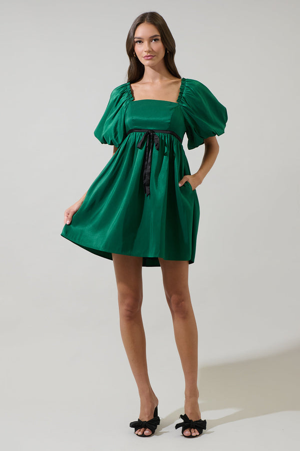 Sugarlips Decima Bubble Sleeve Mini Dress