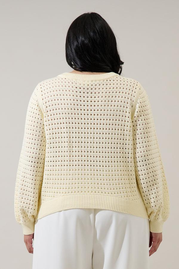 Sugarlips Deffy Button Down Knit Cardigan Curve