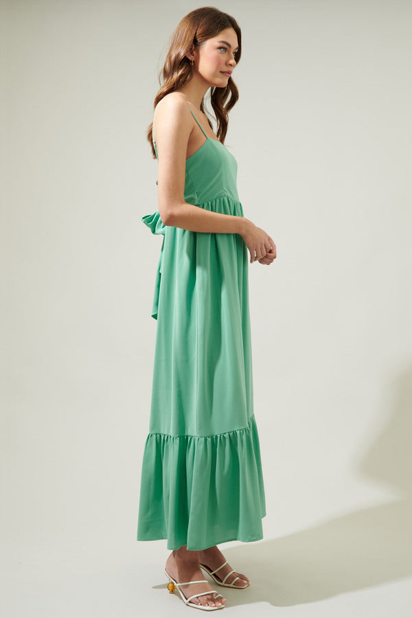 Sugarlips Delany Tie Back Maxi Dress