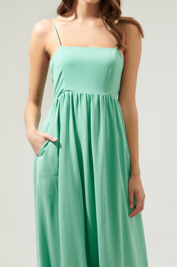 Sugarlips Delany Tie Back Maxi Dress