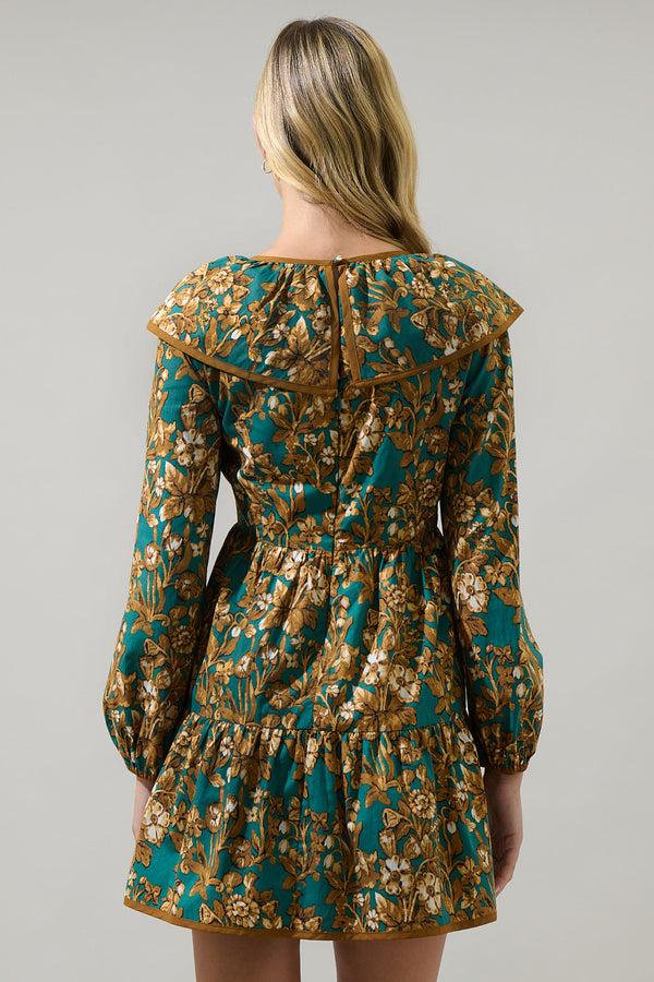 Sugarlips Della Floral Nia Ruffle Mini Dress