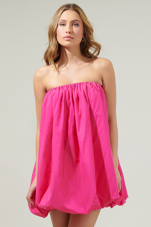 Sugarlips Delphi Strapless Bubble Mini Dress