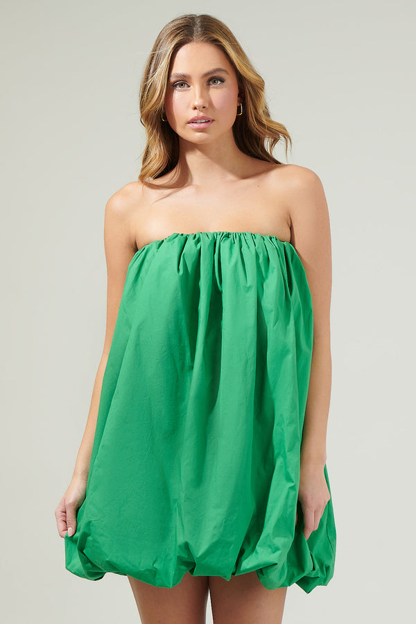 sugarlips Delphi Strapless Bubble Mini Dress