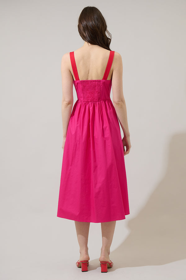 Sugarlips Dennis Bow Midi Dress
