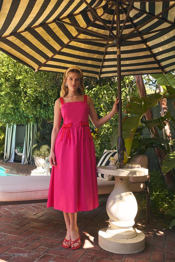 sugarlips Dennis Bow Midi Dress