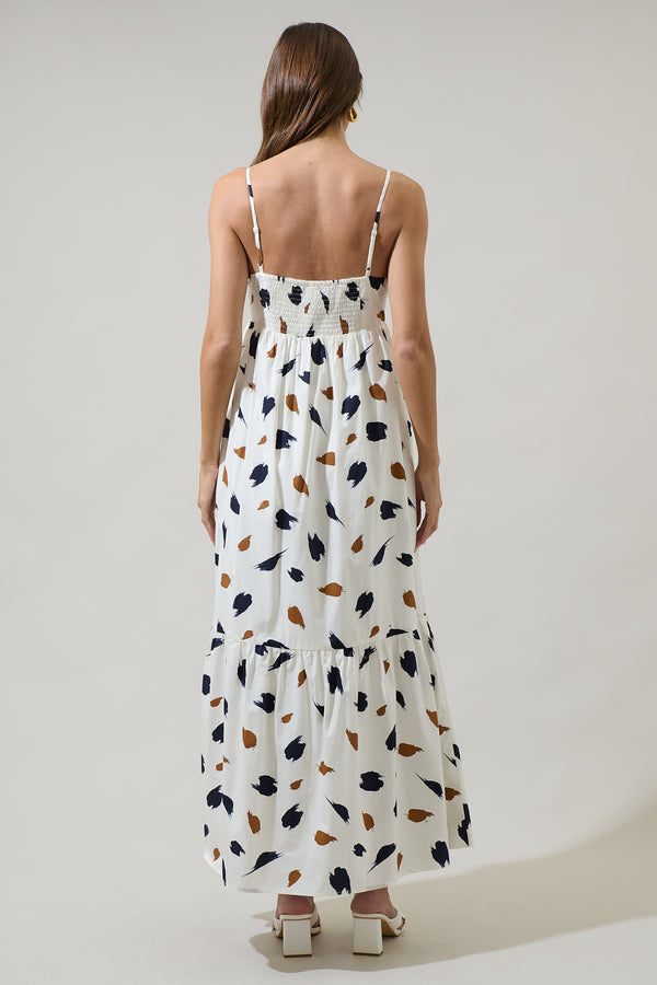 Sugarlips Devania Brush Cabana Flowy Maxi Dress