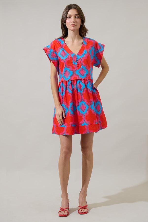 Sugarlips Devany Jolene Trapeze Mini Dress
