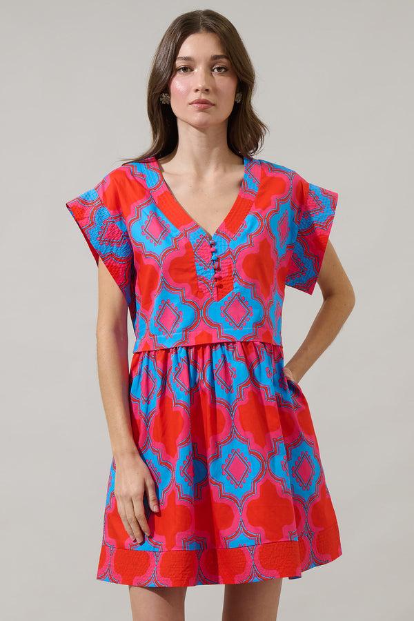 sugarlips Devany Jolene Trapeze Mini Dress