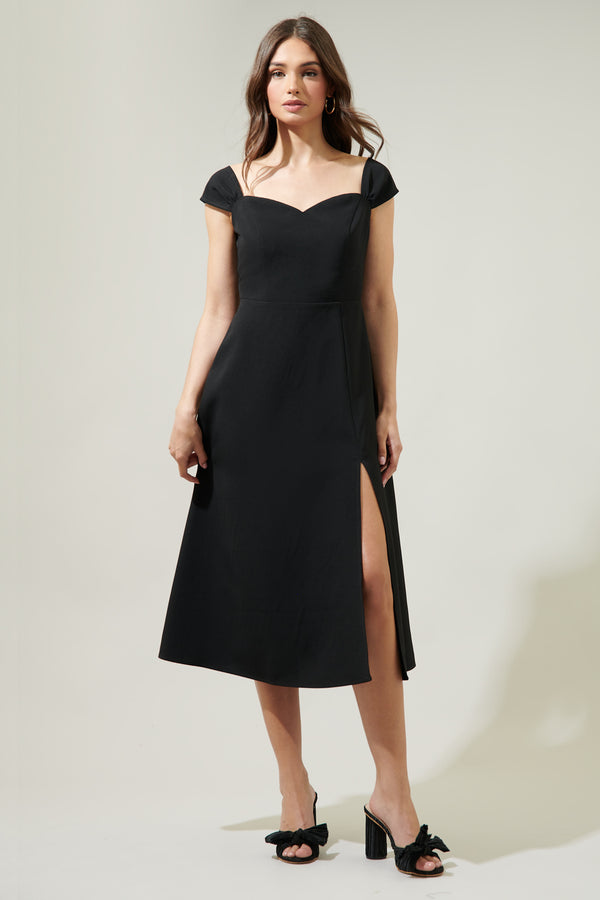 sugarlips Dixon Convertible Strap Midi Dress