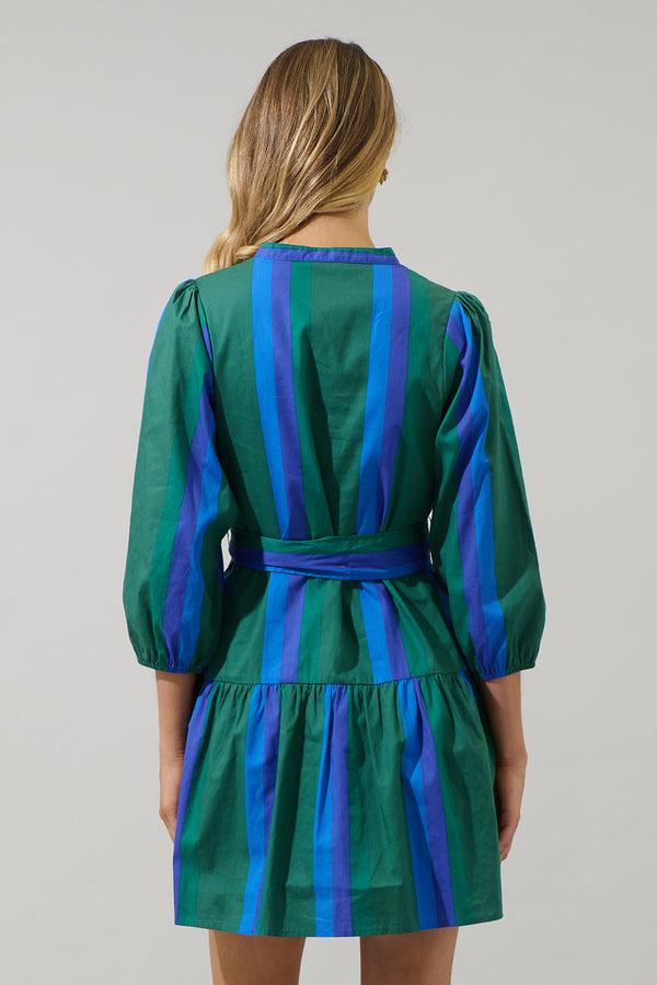 Sugarlips Dolary Stripe Leola Shift Mini Dress