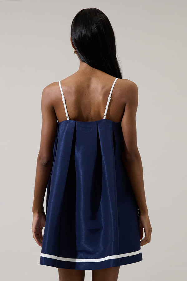 Sugarlips Domina Bow Trapeze Mini Dress